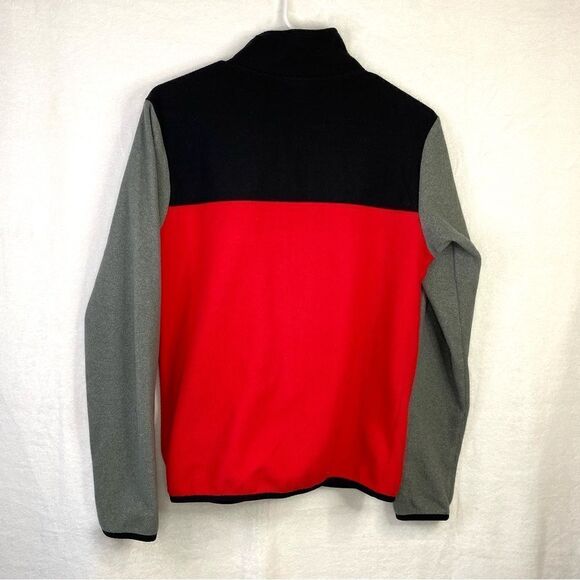 THE NORTH FACE 1/4 SNAP FRONT COLOR BLOCK FLEECE PULLOVER - Picture 3 of 6